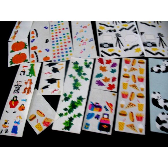 Mrs. Grossman Lot Stickers, 8 block, 23 modules Panda, Vines, Halloween, Pets - Picture 6 of 6